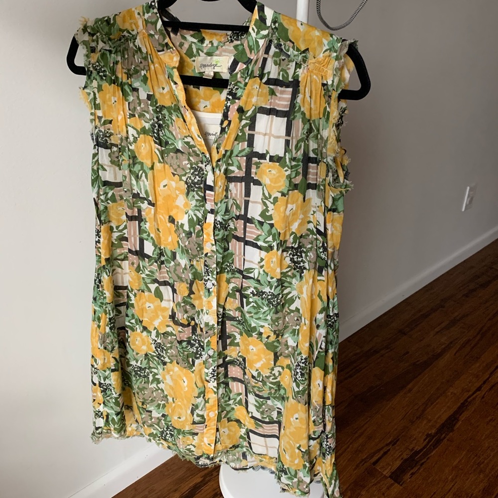 Anthropologie floral dress